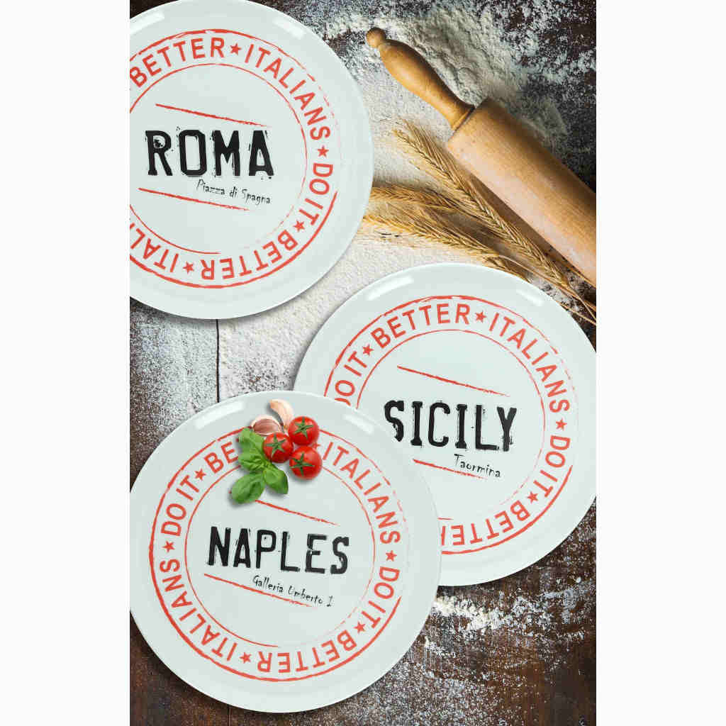 CITY - TOGNANA - SET 3 PIATTI PIZZA - immagine 3